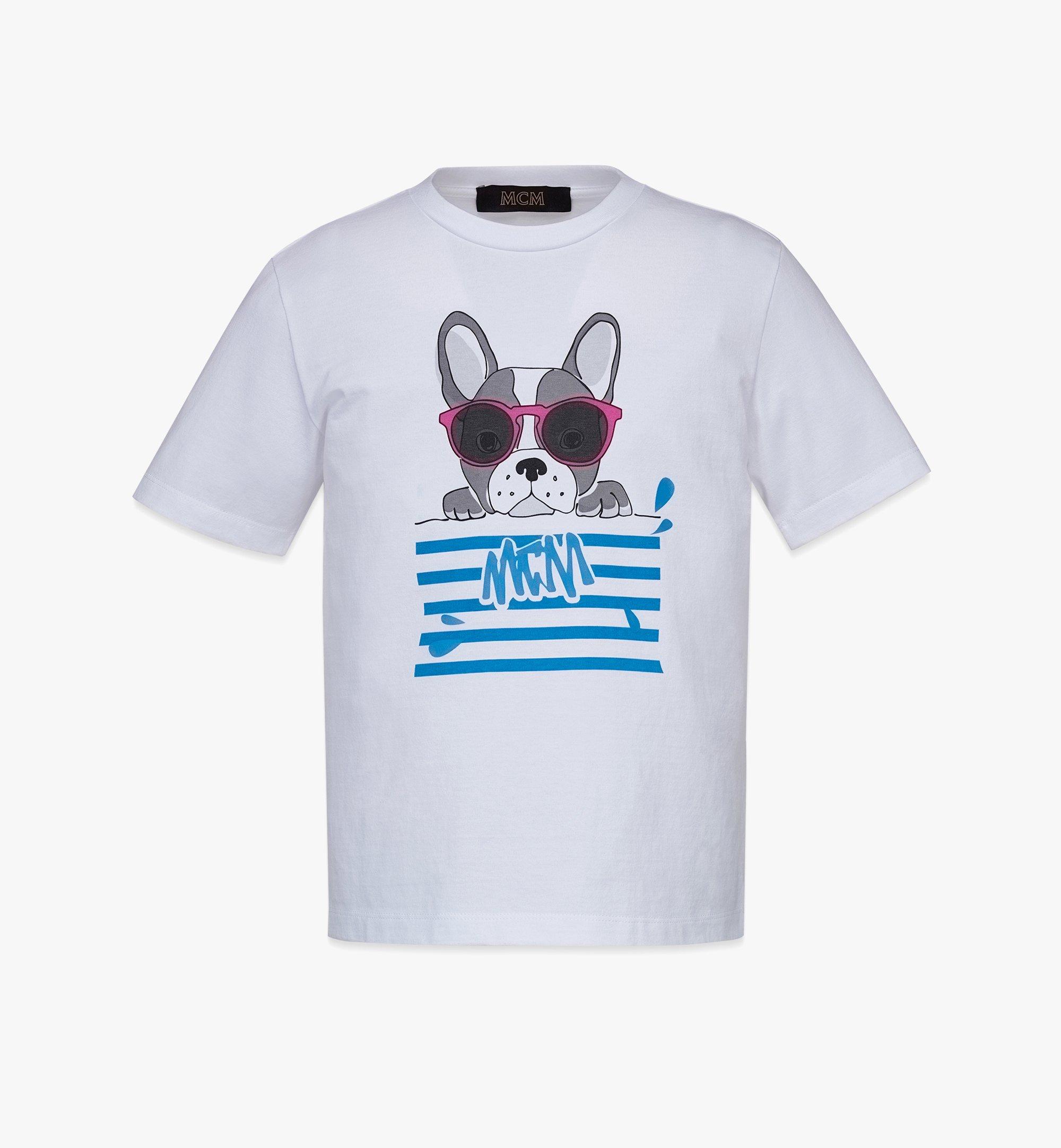 Unisex M Pup Graphic Print T-Shirt in Organic Cotton 1
